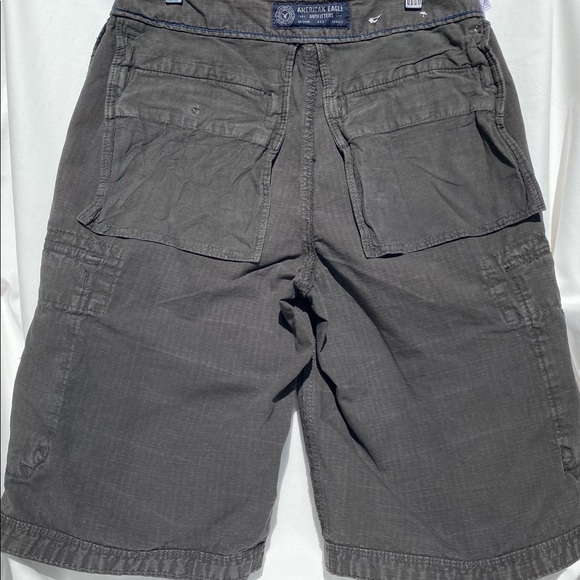 Pre- Owned Gently Worn American Eagle Longboard Men’s 26 Cargo Shorts Grey - Picture 7 of 11